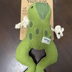 Natural Pet Large Frog Dog Toy